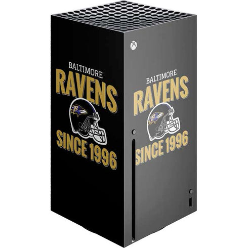 NFL Baltimore Ravens Helmet Xbox Series X Console Skin