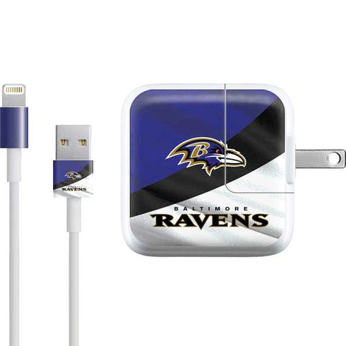 NFL Baltimore Ravens iPad Charger (10W USB) Skin