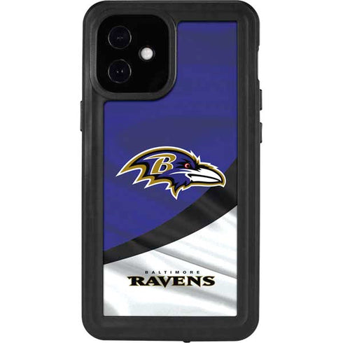 NFL Baltimore Ravens iPhone 12 Mini Waterproof Case