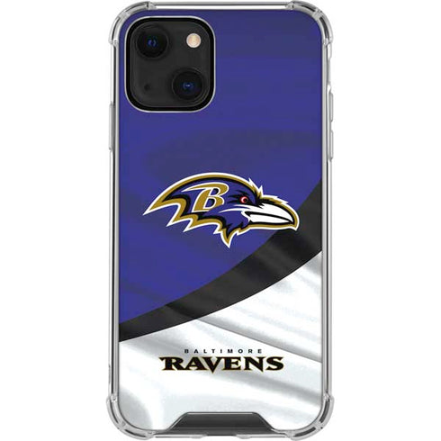 NFL Baltimore Ravens iPhone 13 Mini Clear Case