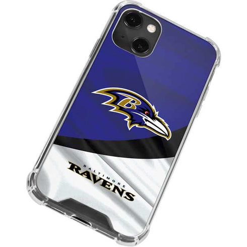 NFL Baltimore Ravens iPhone 13 Mini Clear Case