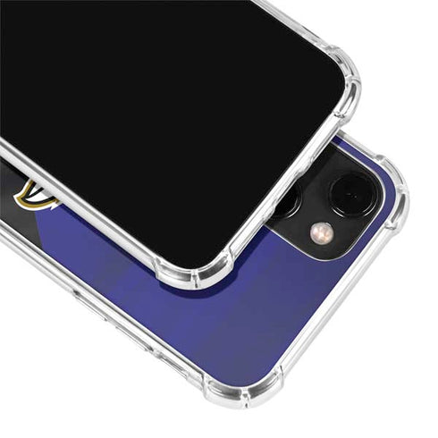 NFL Baltimore Ravens iPhone 14 Plus Clear Case