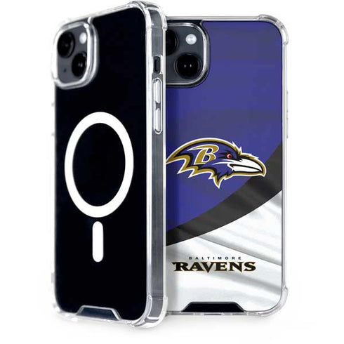 NFL Baltimore Ravens iPhone 15 Plus MagSafe Case