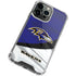 NFL Baltimore Ravens iPhone 15 Pro Clear Case