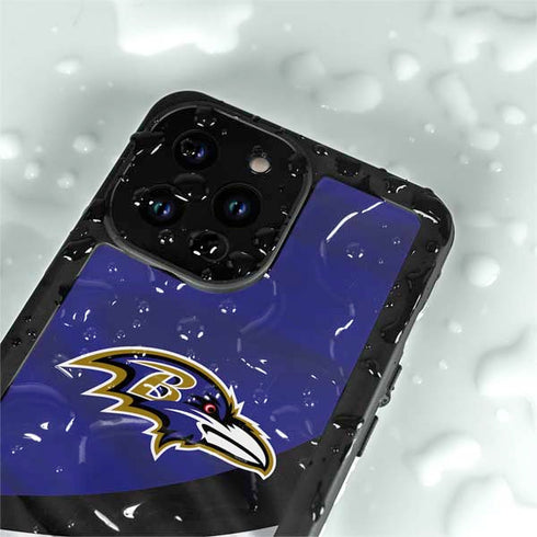 NFL Baltimore Ravens iPhone 14 Pro Max Waterproof Case