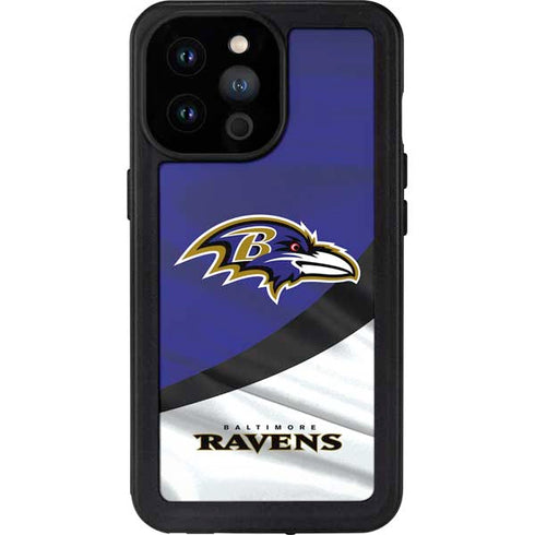 NFL Baltimore Ravens iPhone 14 Pro Max Waterproof Case