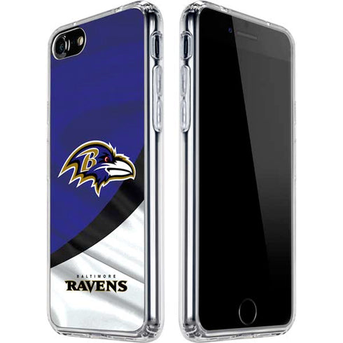 NFL Baltimore Ravens iPhone SE (2nd & 3rd Gen) Clear Case