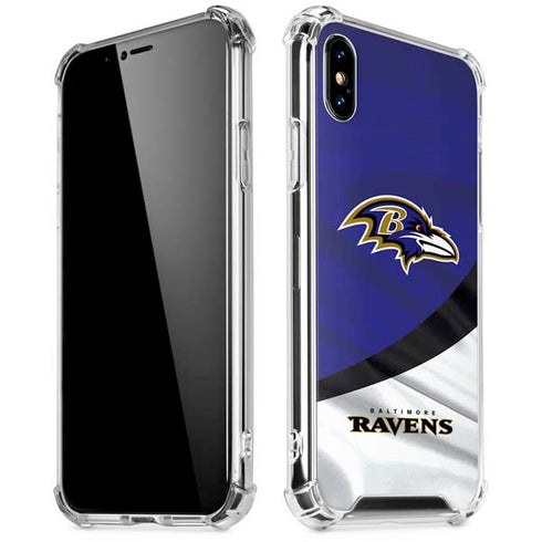 NFL Baltimore Ravens iPhone XS Max Clear Case