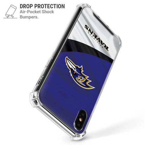 NFL Baltimore Ravens iPhone XS Max Clear Case