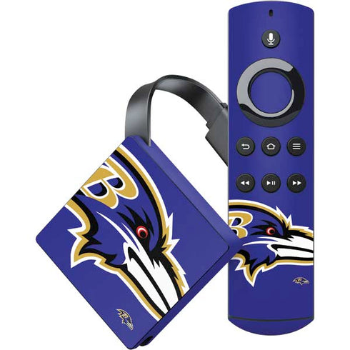 NFL Baltimore Ravens Large Logo Amazon Fire TV Skin