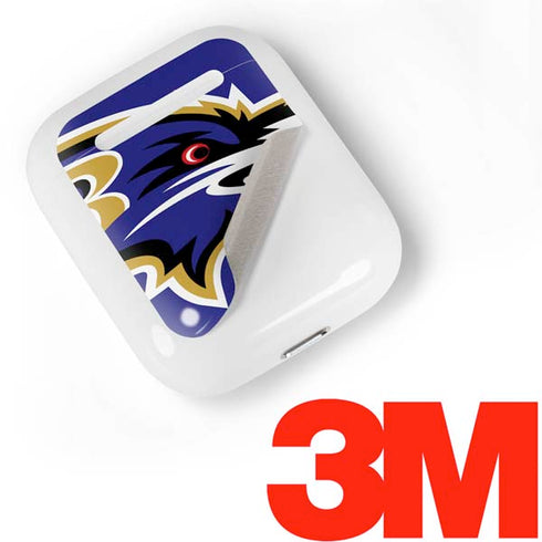 NFL Baltimore Ravens Large Logo Apple AirPods Skin