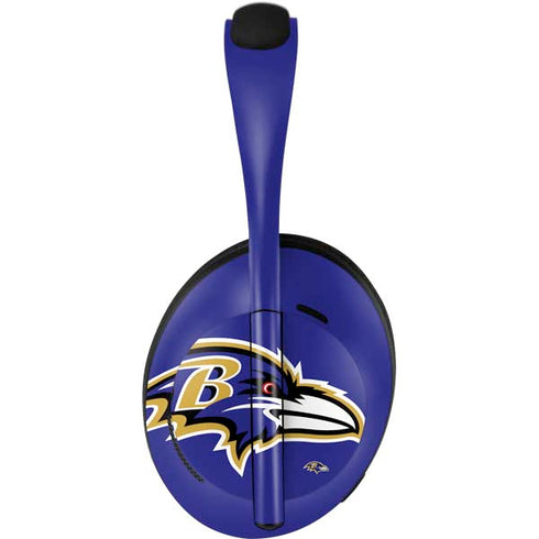 NFL Baltimore Ravens Large Logo Bose Noise Cancelling Headphones 700 Skin