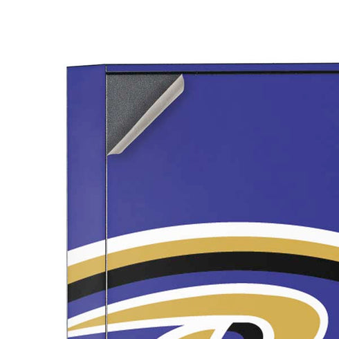 NFL Baltimore Ravens Large Logo Corsair 4000D Tempered Glass Mid-Tower ATX Case Skin
