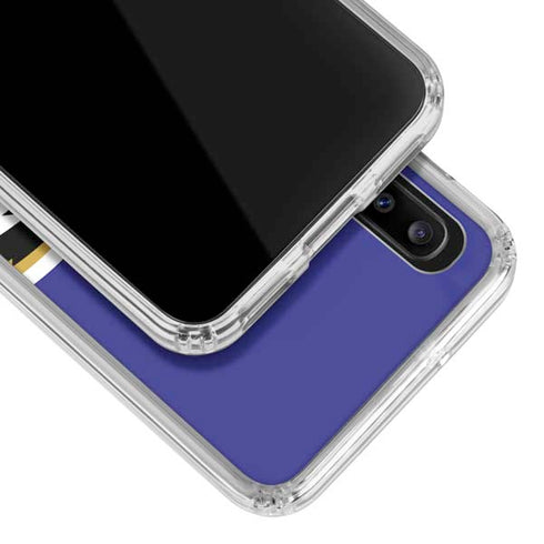 NFL Baltimore Ravens Large Logo Galaxy A30 Clear Case