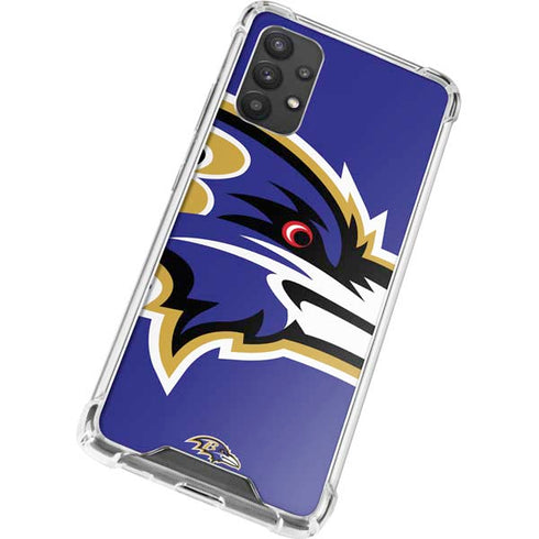NFL Baltimore Ravens Large Logo Galaxy A32 5G Clear Case