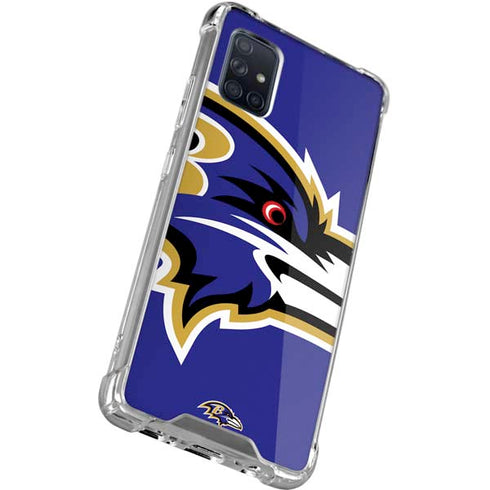 NFL Baltimore Ravens Large Logo Galaxy A51 5G Clear Case
