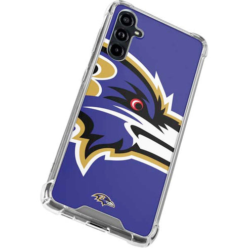 NFL Baltimore Ravens Large Logo Galaxy A54 5G Clear Case