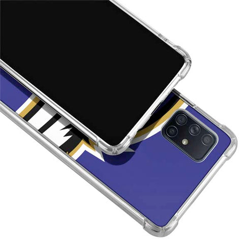 NFL Baltimore Ravens Large Logo Galaxy A71 5G Clear Case