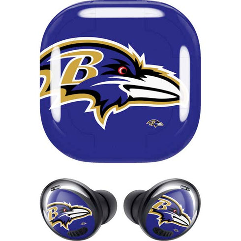 NFL Baltimore Ravens Large Logo Galaxy Buds Pro Skin