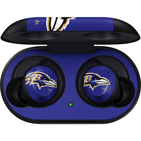 NFL Baltimore Ravens Large Logo Galaxy Buds Skin