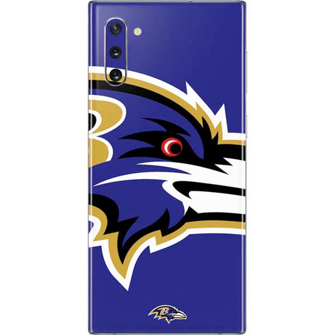 NFL Baltimore Ravens Large Logo Galaxy Note 10 Skin