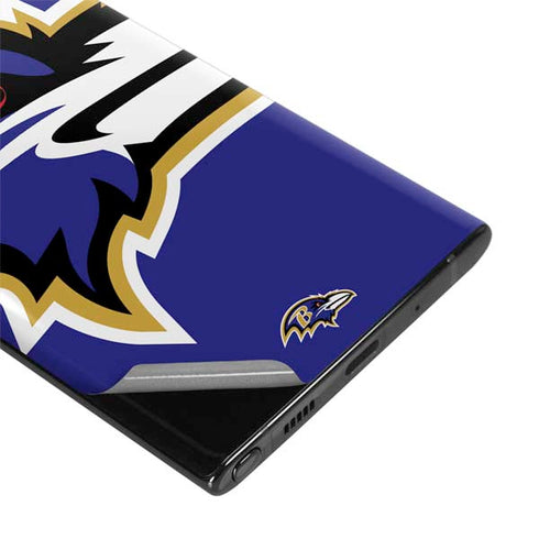 NFL Baltimore Ravens Large Logo Galaxy Note 10 Skin