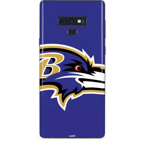 NFL Baltimore Ravens Large Logo Galaxy Note 9 Skin