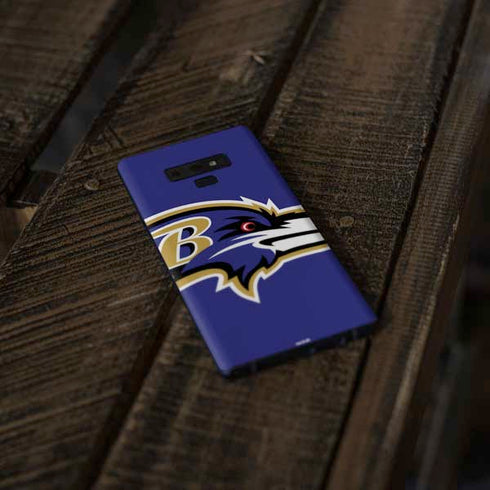 NFL Baltimore Ravens Large Logo Galaxy Note 9 Skin
