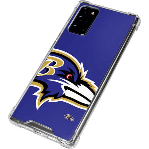 NFL Baltimore Ravens Large Logo Galaxy Note20 5G Clear Case