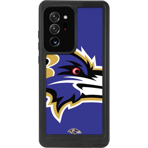NFL Baltimore Ravens Large Logo Galaxy Note20 Ultra 5G Waterproof Case