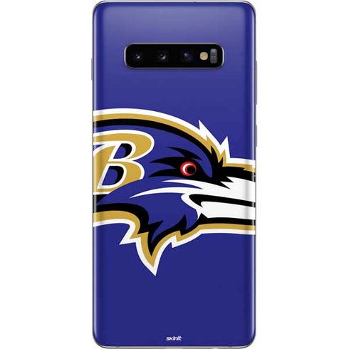 NFL Baltimore Ravens Large Logo Galaxy S10 Plus Skin