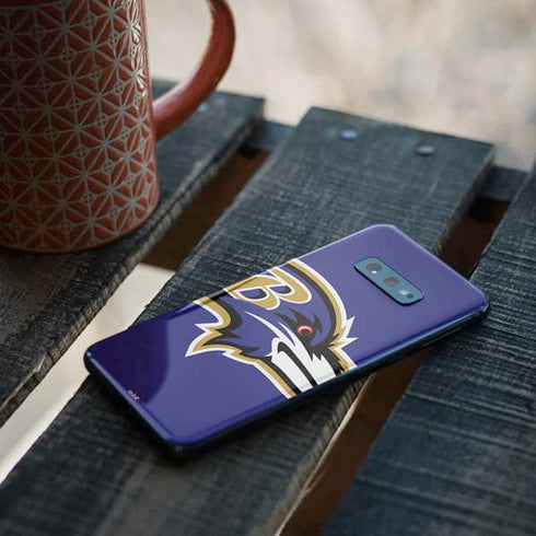 NFL Baltimore Ravens Large Logo Galaxy S10e Skin