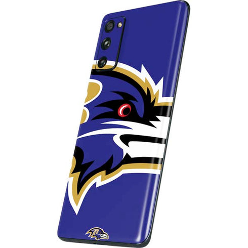 NFL Baltimore Ravens Large Logo Galaxy S20 Fan Edition Skin