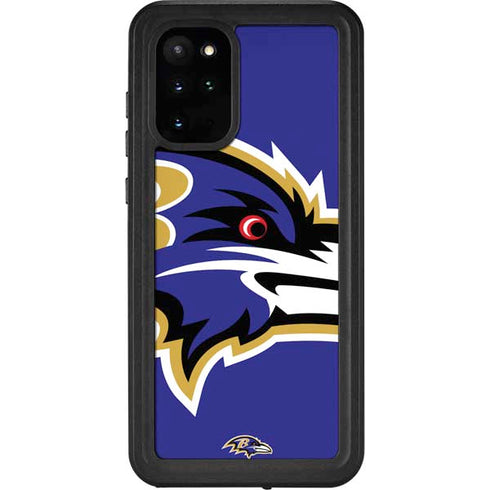 NFL Baltimore Ravens Large Logo Galaxy S20 Plus Waterproof Case