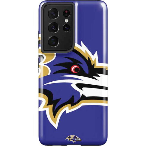 NFL Baltimore Ravens Large Logo Galaxy S21 Ultra 5G Pro Case