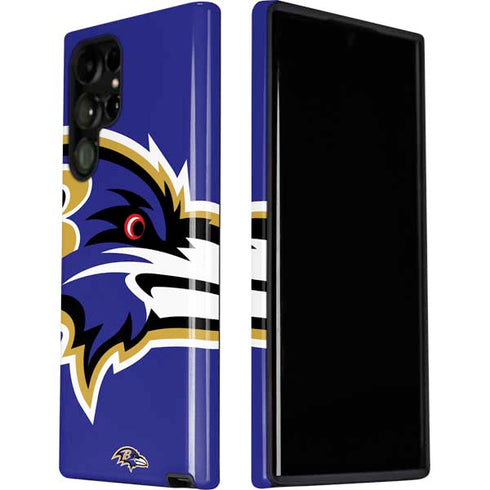 NFL Baltimore Ravens Large Logo Galaxy S22 Ultra Pro Case