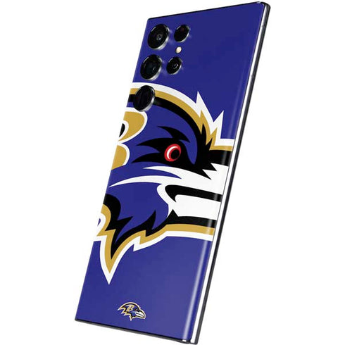 NFL Baltimore Ravens Large Logo Galaxy S22 Ultra Skin