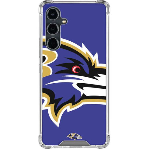 NFL Baltimore Ravens Large Logo Galaxy S23 FE Clear Case
