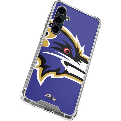 NFL Baltimore Ravens Large Logo Galaxy S23 FE Clear Case