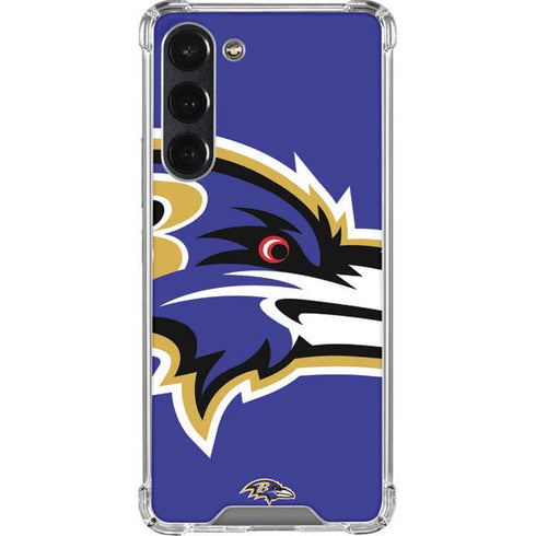 NFL Baltimore Ravens Large Logo Galaxy S23 Plus Clear Case