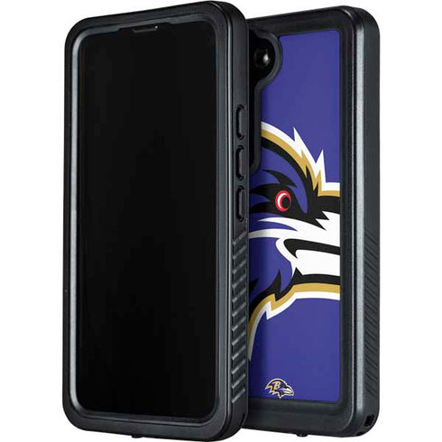 NFL Baltimore Ravens Large Logo Galaxy S23 Plus Waterproof Case