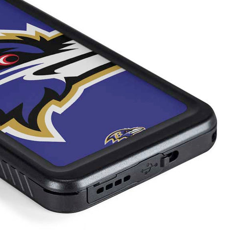 NFL Baltimore Ravens Large Logo Galaxy S23 Waterproof Case
