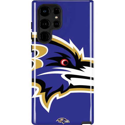 NFL Baltimore Ravens Large Logo Galaxy S24 Ultra Impact Case