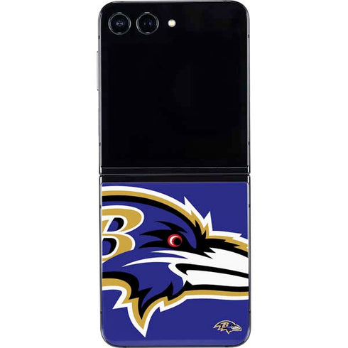 NFL Baltimore Ravens Large Logo Galaxy Z Flip5 5G Skin