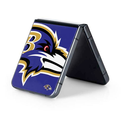 NFL Baltimore Ravens Large Logo Galaxy Z Flip5 5G Skin