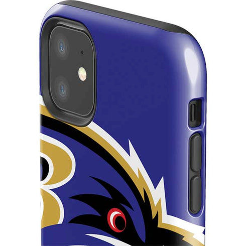 NFL Baltimore Ravens Large Logo iPhone 11 Impact Case