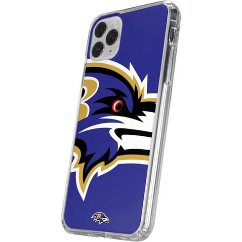 NFL Baltimore Ravens Large Logo iPhone 11 Pro Clear Case