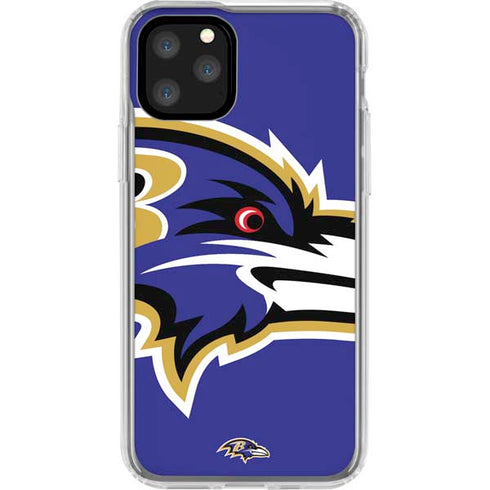 NFL Baltimore Ravens Large Logo iPhone 11 Pro Clear Case