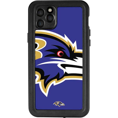 NFL Baltimore Ravens Large Logo iPhone 11 Pro Max Waterproof Case