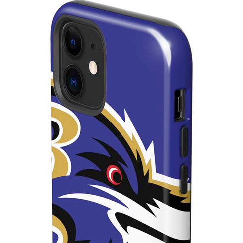 NFL Baltimore Ravens Large Logo iPhone 12 Impact Case